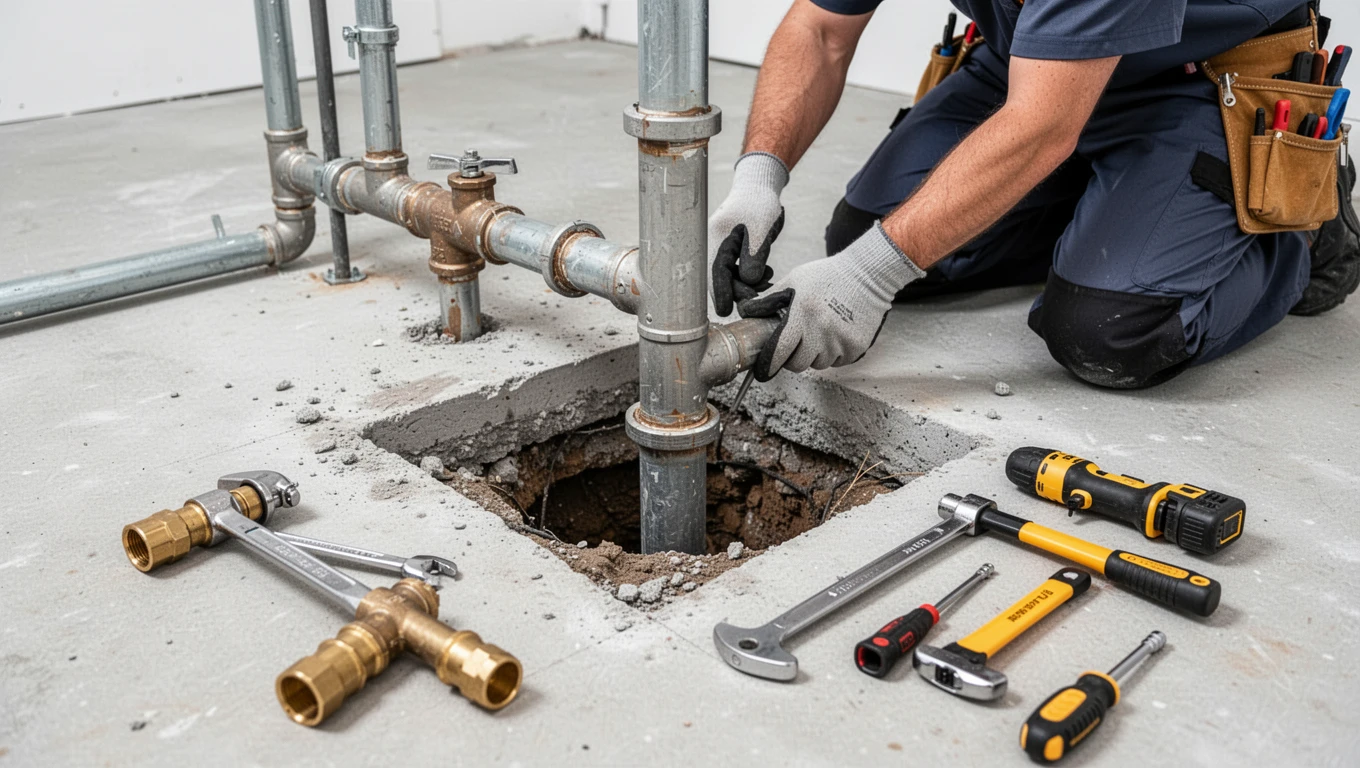 Slab Leak Repair